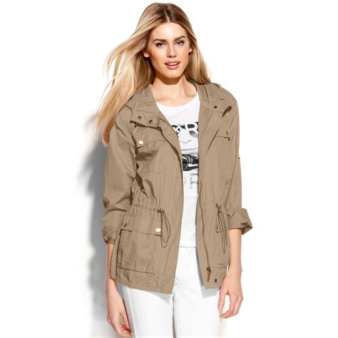 michael kors hooded anorak coat|michael kors anorak.